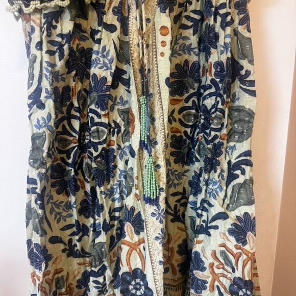 FARM Rio Ocean Tapestry Maxi Dress Size Small - Picture 8 of 16